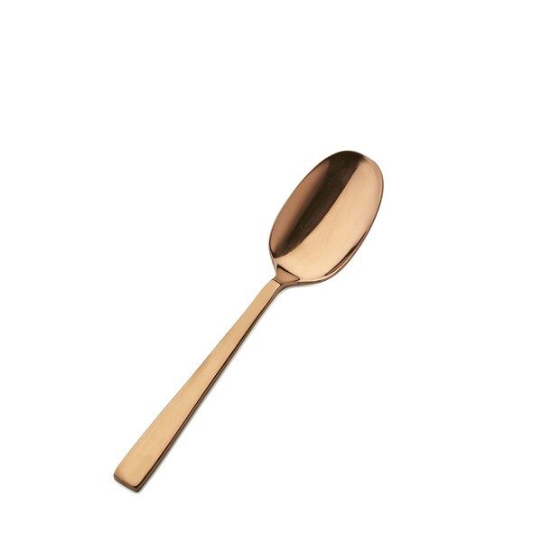Bon Chef Roman, Soup/Dessert Spoon, Mirror Finish, 18/10, 6.25" - Rose Gold , set of 12 S3703RG - main